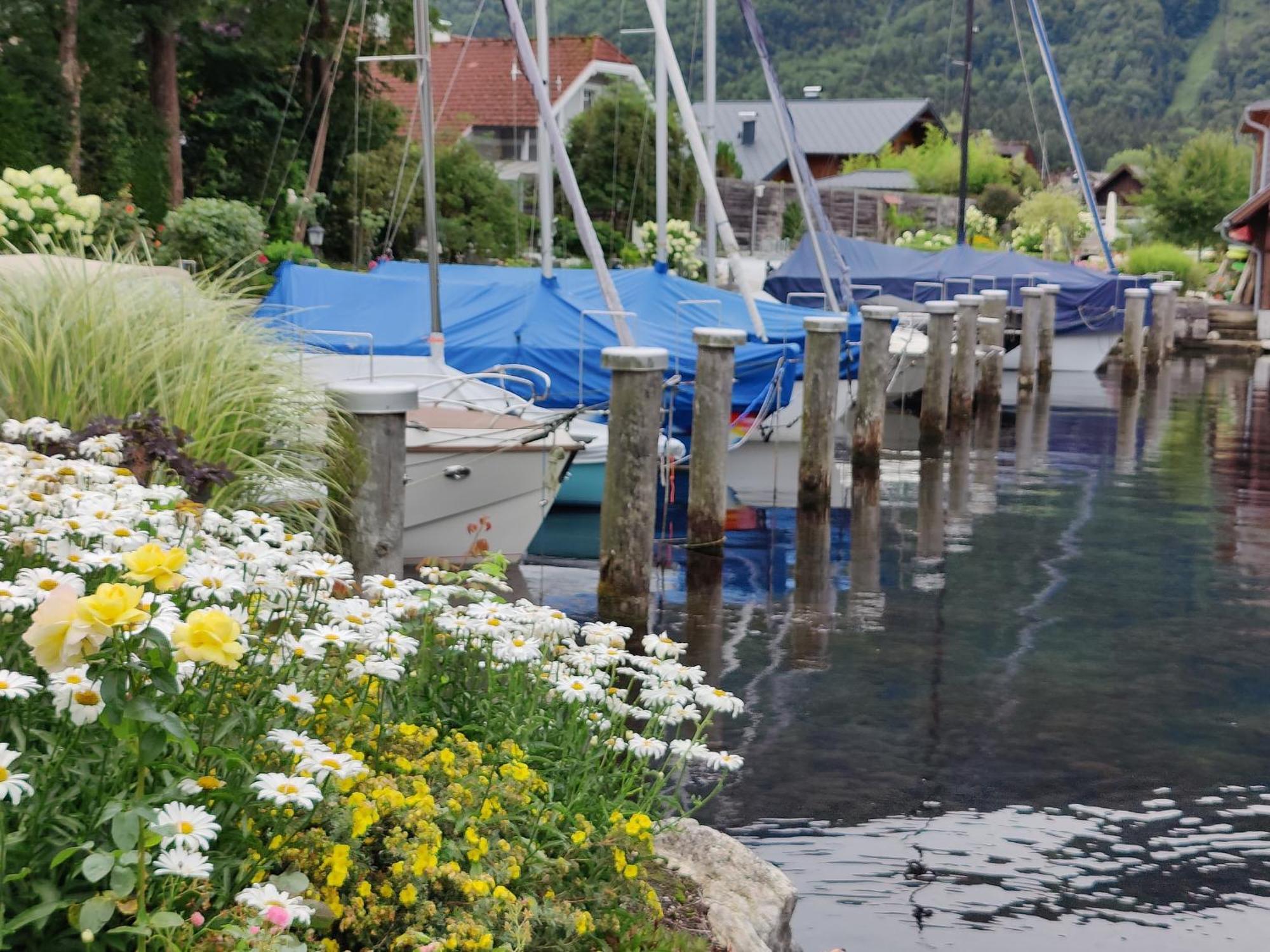 Wohnen Am See Villa Schroetter Direkt Am Traunsee Rindbach Luaran gambar